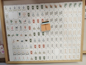 Nouvelles tuiles de mahjong américaines en acrylique de luxe, modernes, blanches, en forme de lotus, <span class=keywords><strong>avec</strong></span> 10 jokers, faites à la main, portables, résistantes à l'eau, pour 4 joueurs - Product Image 6