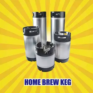 Kegmaxs New 304 Stainless Steel 1.75 Gallon 6.5 Liter Corny Keg Cornelius Ball Lock Keg With NSF Certificate Rubber Handle China