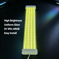 Cable de Extensión para Placa Base de Ordenador de Escritorio, Cable ARGB de Neón, 24 Pines, Tarjeta Gráfica de 8 Pines, Fuente de Alimentación y Emisión de Luz ARGB