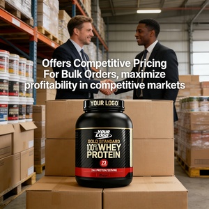 אבקת חלבון מי גבינה לשיקום לאחר אימון, פורמולה לבניית שרירים עם חלבון מי גבינה מבודד - 24 גרם חלבון (OEM/ODM) - Product Image 4