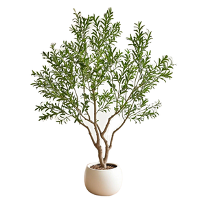 Grand <span class=keywords><strong>Olivier</strong></span> Artificiel de Luxe Fait Main 240 cm (8 pieds) en Soie, Métal, Tissu et Résine PE pour Mariages et Événements - Product Image 1