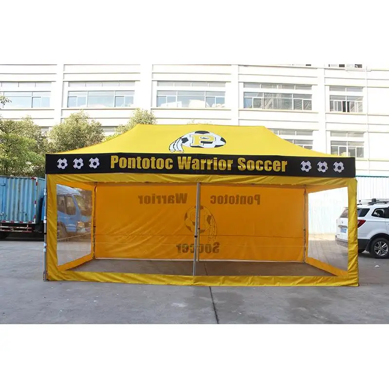 Frame De Aço Dobrável Canopy Tenda Pop Up Gazebo Tenda Feira Comercial