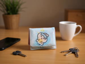 Cartera Triple Plegable de Dibujos Animados de 7 Pulgadas, Material PU, Unisex, Uso Diario, Cartera Corta con Estampado de Dibujos Animados - Product Image 2