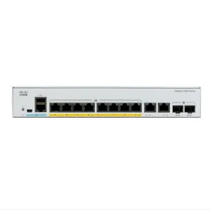 C1000-8T-2G-L baru segel Cisco Catalyst 1000 8 port GE, 2x1G jaringan SFP Advantage sakelar tersegel baru dengan harga terbaik