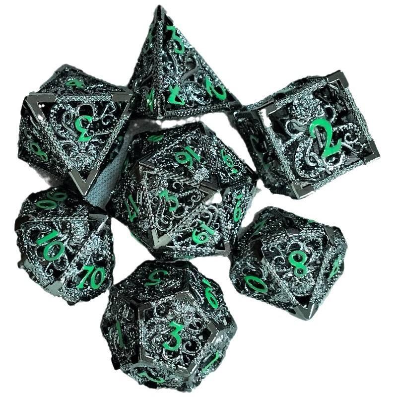 Gun black plus green