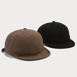 Casquette de baseball vintage sportive style urbain pour femme, personnalisée, à visière courte, avec logo, tendance, délavée, pour couple, style utilitaire - Product Image 2