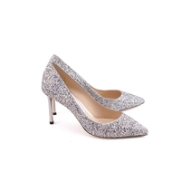 Chine pas cher sexy dame sonia pompes en cuir talons hauts brillant pompes de mariée pompes en gros