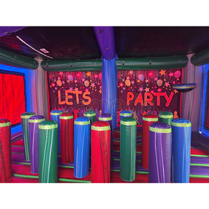 Château gonflable géant en PVC pour fête, Moonwalk, Jumper, château gonflable, location commerciale, utilisation en fête, portable, pliable, toutes saisons - Product Image 3