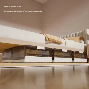 Caja de Almacenamiento Plegable de Gran Capacidad para Debajo de la Cama, Moderna y de Lujo, con Ruedas, a Prueba de Polvo, para Ropa y Edredones - Product Image 4