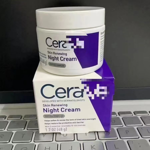 Crème de <span class=keywords><strong>nuit</strong></span> hydratante OEM à la niacinamide et à la vitamine E avec traitement anti-gonflement et anti-acné, bio, pour tous types de peaux, 48g - Product Image 2