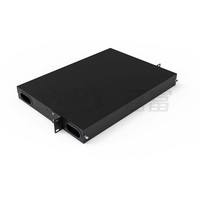 Châssis de distribution de fibres optiques 1U 19 pouces 96 fibres MTP MPO vide ou 4 cassettes OM3 haute densité pour montage en rack