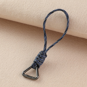 <span class=keywords><strong>Porte</strong></span>-clés tressé à la main 7 brins, cordon anti-perte court, décoration suspendue pour téléphone portable, carte de permis, sac - Product Image 6