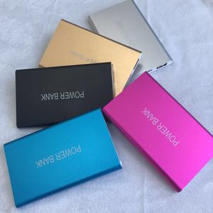 Top Selling 5000mah ultra Thin Charger Gift Customized Factory Low Price Customized LOGO Portable Power Bank