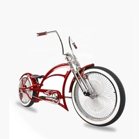 Nouveau Style Haute Qualité 26 Pouces Beach Cruiser Vélo Cadre En Acier Stretch Chopper Cruiser Vélo