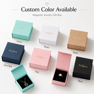 Custom Jewelry magnetic <b>Box</b> Set Premium <b>Gift</b> Packaging for Rings <b>Earrings</b> and Jewelry Brands - Product Image 5