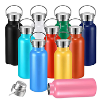 Bouteille d'eau isotherme Jeta 17oz en acier inoxydable 304 à double paroi avec logo personnalisé, couvercle à poignée, isolation thermique 12-24h