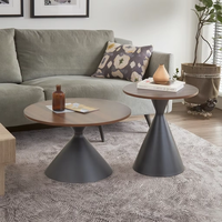 Style crème nordique créatif moderne Simple Table d'appoint mobile haut de gamme Table basse Durable pour salon domestique pour petit