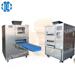 Machine à runder et diviser la pâte, 4 voies, machine commerciale de découpe de pâte pour pains à <span class=keywords><strong>burger</strong></span>, pour la production de tortillas et de pita - Product Image 3