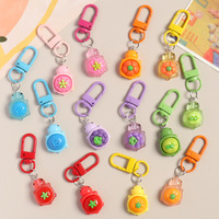 Porte-clés tortue lumineuse en résine, breloque phosphorescente pour sac et décoration de clés