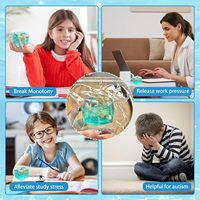 Jouets sensoriels anti-stress Ice Cube pour adultes, peluches moelleuses, soulagement de l'anxiété et du TDAH, balle à presser non toxique, concentration et calme, école, matériau MALTOSE
