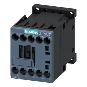 Siemens 3RT2016-1BB42 Potere contattore,, AC-3 9 A, 4 kW / 400 V 1 NC, 24 V DC 3-pole, Formato S00 terminale a vite