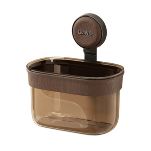 Panier de rangement à ventouse pour épices de cuisine, ail, gingembre, à suspendre au mur, sans perçage, drainable et ventilé - Product Image 2