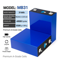 Baterai Lifepo4 EU STOCK E VE MB31 314ah 280Ah 3.2V, 8000 Siklus, Baterai Lifepo4 314ah untuk Sistem Penyimpanan Energi