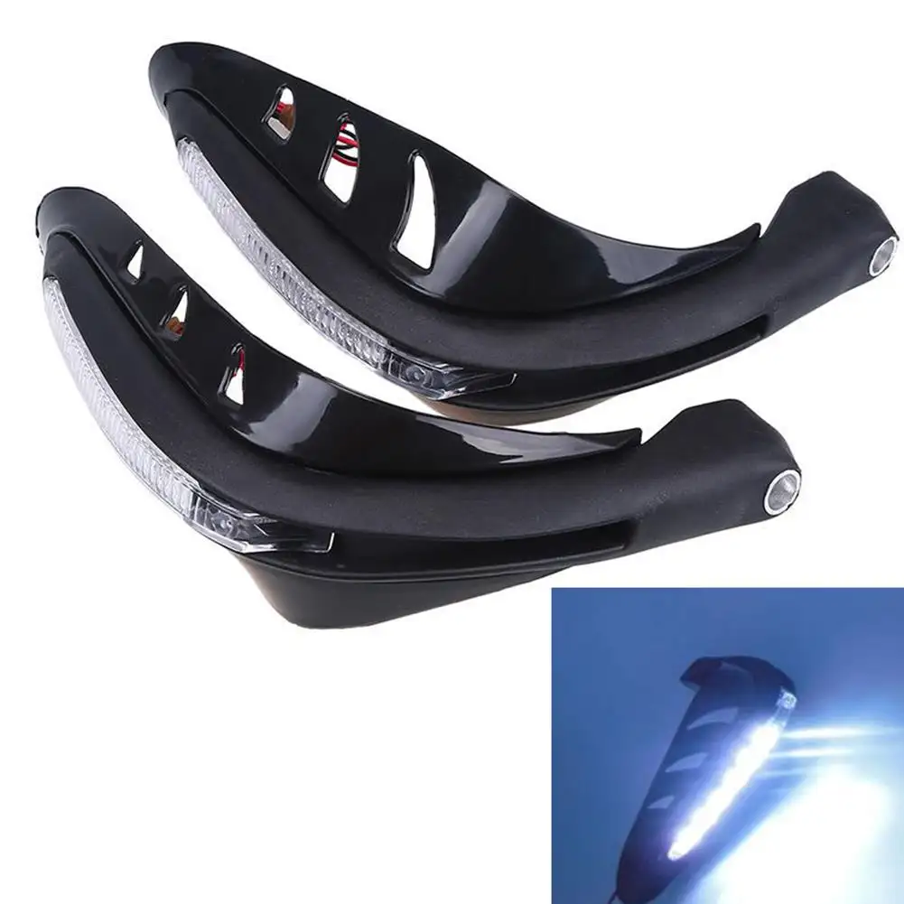 ZSDTRP Universal Motorcycle Hand guard With Lights LED Light