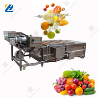 Groente Fruit Wasmachine Sorteermachine Aardappel Wortel Cassave Was-En Schilmachine Noot Reinigingsmachine