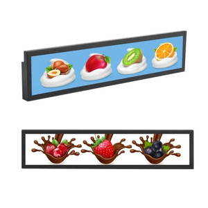 Samsung23.1inch Tamaño personalizado Pantalla <span class=keywords><strong>de</strong></span> tira interior Barra ultra ancha Pantalla <span class=keywords><strong>de</strong></span> panel LCD para estantes <span class=keywords><strong>de</strong></span> supermercado <span class=keywords><strong>Reproductor</strong></span> <span class=keywords><strong>de</strong></span> publicidad - Product Image 5