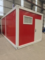 Kits de maisons conteneurs personnalisables en panneaux sandwich d'acier respirants, style ferme, pour ateliers de centres commerciaux et une vie plus durable