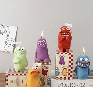 Bougies Monstres en Cire de Paraffine Adorables et Originales en Gros – Souvenirs Parfumés Amusants et Créatifs pour Noël, Décoration Personnalisée pour la Maison - Product Image 2
