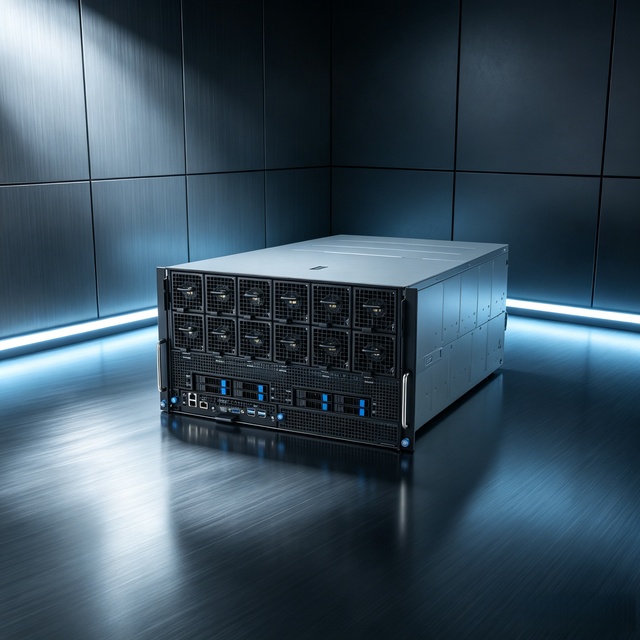 7U Rack ESC A8A-E12U Server,Dual EPYC 9005,8 MI325X Accelerator,24 DDR5,10 NVMe PCIe 5.0,Dual 10Gb LAN for AI HPC Computing