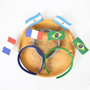Serre-têtes et élastiques à cheveux patriotiques internationaux pour les jours de matchs mondiaux - Product Image 4
