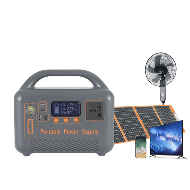 400W LiFePO4 Solar-Powered Portable Power Station 192Wh-220V AC/USB-C Output with Remote Control for Camping Fishing Home Backup
