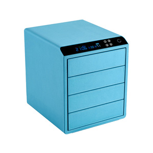 Thông Minh Phổ Biến Hộp Đồ Trang Sức Da Lưu Trữ An Toàn Hộp Tủ Tiền Gửi Hộp Cho Bông Tai Vòng Đeo Tay Vòng Cổ Vòng Đồng Hồ - Product Image 6