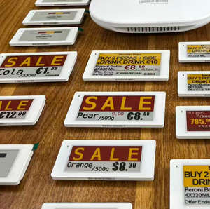 Etiqueta Electrónica de Precio para Estantes, Etiqueta Digital ESL con Pantalla de Tinta Electrónica para Tiendas de Artículos de Lujo, con Sistema EAS - Product Image 1