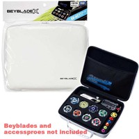 Ensemble de combat officiel TAKARA BEYBLADE X Aréne BX25 BLACK, stade en métal, étui pour équipement, sac blanc BX43, lanceur Burst Arena Bey Toy