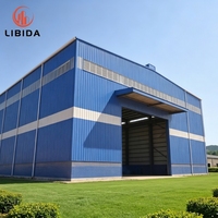 Nave Industrial Prefabricada con Estructura de Acero, Resistente al Viento, Nieve y Terremotos, de Gran Envergadura