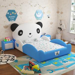 <span class=keywords><strong>Lit</strong></span> pour enfant <span class=keywords><strong>garçon</strong></span> fille, mobilier de chambre d'enfant, lits pour enfants modernes de haute qualité, bleu et rose, <span class=keywords><strong>lit</strong></span> en cuir pour enfant dessin animé simple - Product Image 3