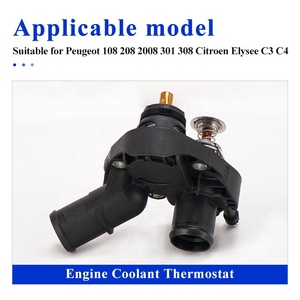 Boîtier de thermostat 9675849380 pour Peugeot 108 208 2008 301 308 <span class=keywords><strong>Citroën</strong></span> Elysee C3 <span class=keywords><strong>C4</strong></span> DS3 Thermostat de liquide de refroidissement du moteur 9675849380 - Product Image 6