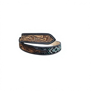 Cinturón BS INTERNATIONAL NA115 Vintage de Cuero Genuino de Vaca con Hebilla de Acero, Resistente al Agua, de Alta Resistencia - Product Image 5
