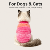 Pull en peluche chaud d'hiver pour animaux de compagnie, cardigan ouvert sur le devant, tricoté pour petits chiens, chats, Schnauzer, Bichon Frisé, Bouledogue Français
