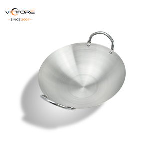 <span class=keywords><strong>Wok</strong></span> en acier inoxydable écologique, différentes tailles, <span class=keywords><strong>wok</strong></span> de cuisson, <span class=keywords><strong>wok</strong></span> à double poignée pour la cuisine - Product Image 1