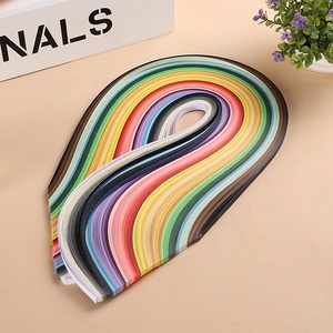 50 couleurs 500 bandes 5mm largeur multicolore artisanat Quilling papier bandes Kit Quilling <span class=keywords><strong>Origami</strong></span> papier <span class=keywords><strong>pour</strong></span> <span class=keywords><strong>adultes</strong></span> débutant Art artisanat - Product Image 3