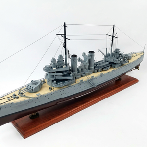 เรือรบจำลองเป่าลมทำจากไม้ USS PHO-E-NIX ของเล่นเสริมสำหรับเด็ก GIA NHIEN BT0024P ขนาด 100 ยาว x 12 กว้าง x 32 สูง ซม. - Product Image 1