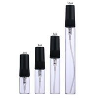 Vente en gros d'atomiseurs de parfum miniatures de 2 ml, 3 ml, 5 ml, 10 ml, flacons d'échantillon en verre avec vaporisateur