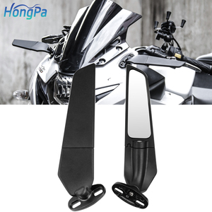Rétroviseurs de moto modifiés, aile de vent réglable, rétroviseur rotatif latéral pour <span class=keywords><strong>Kawasaki</strong></span> ZX6R ZX636 <span class=keywords><strong>ZX7R</strong></span> ZX9R ZX10R modifié - Product Image 1