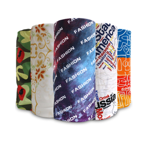 Bufanda mágica para la cabeza con estampado de sublimación personalizada, pañuelo de pelo de tubo sin costuras - Product Image 1