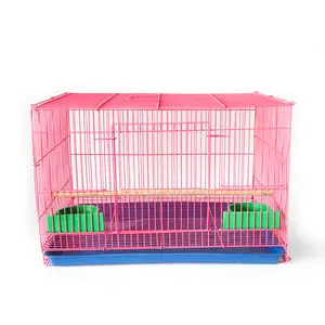 Hot Selling Günstige Langlebige Tragbare Mental Bird Cage Haustier käfige für Hund Indoor/Outdoor OEM Solid Plastic Papagei Größe 1 Zoll CN;FUJ